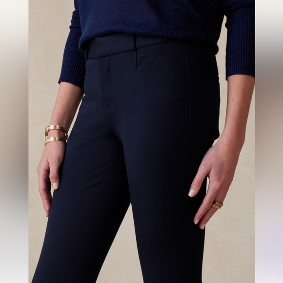 NWT Banana Republic Navy Skinny Sloan Pant - Picture 4 of 8